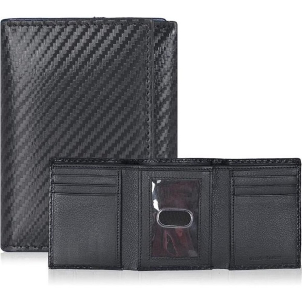 Real Leather Wallet For Men Onyx Black